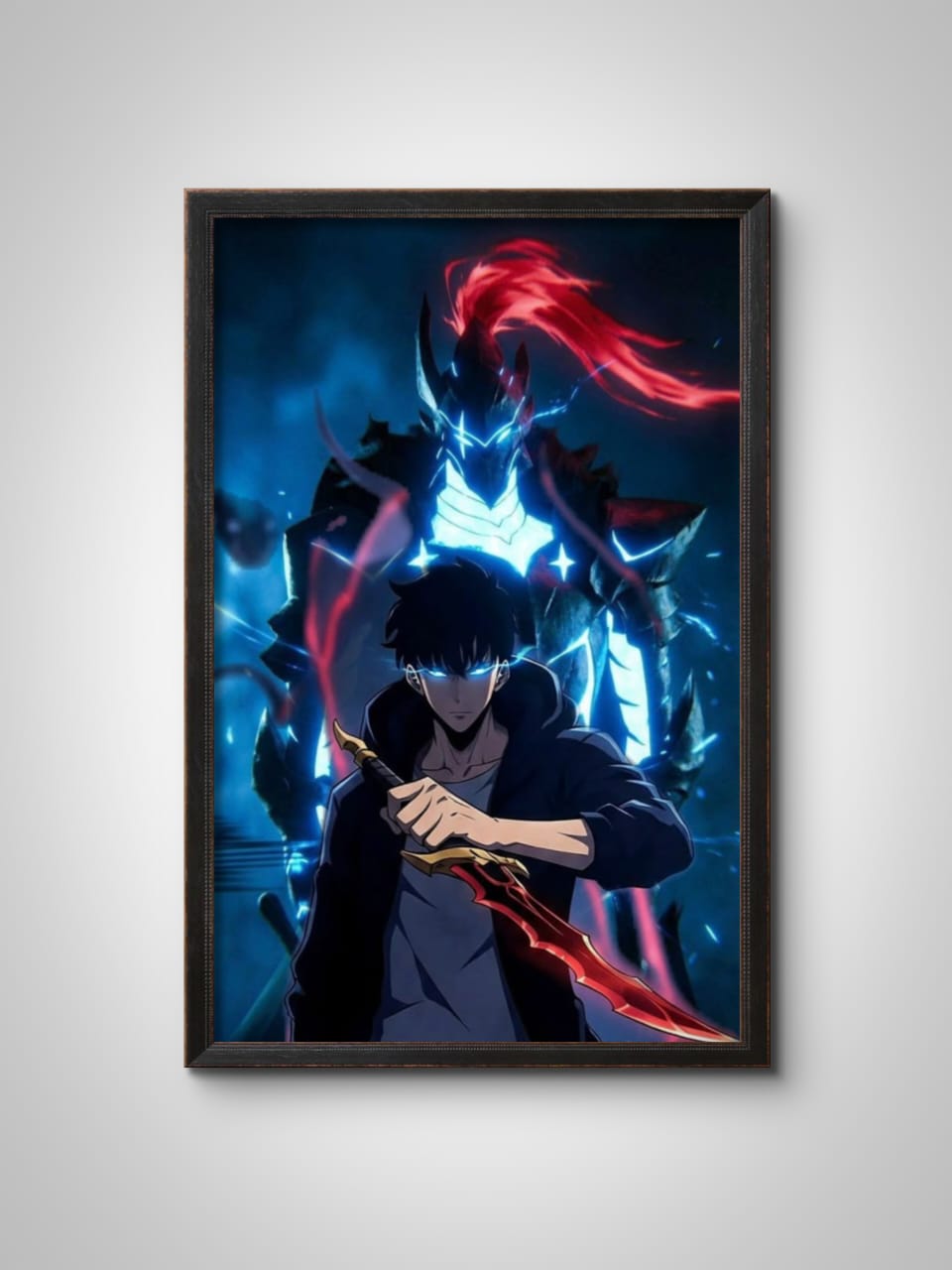 Sung Jinwoo Wall Frame – Premium Anime Wall Art