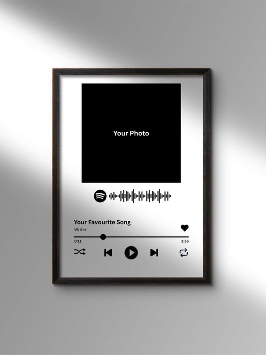Custom Spotify Song Frame | Personalized Music Wall Art