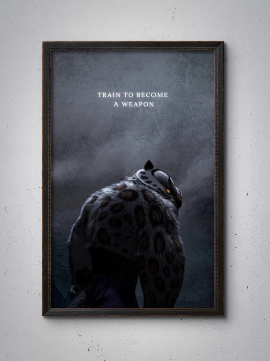 Train to Become a Weapon Wall Frame