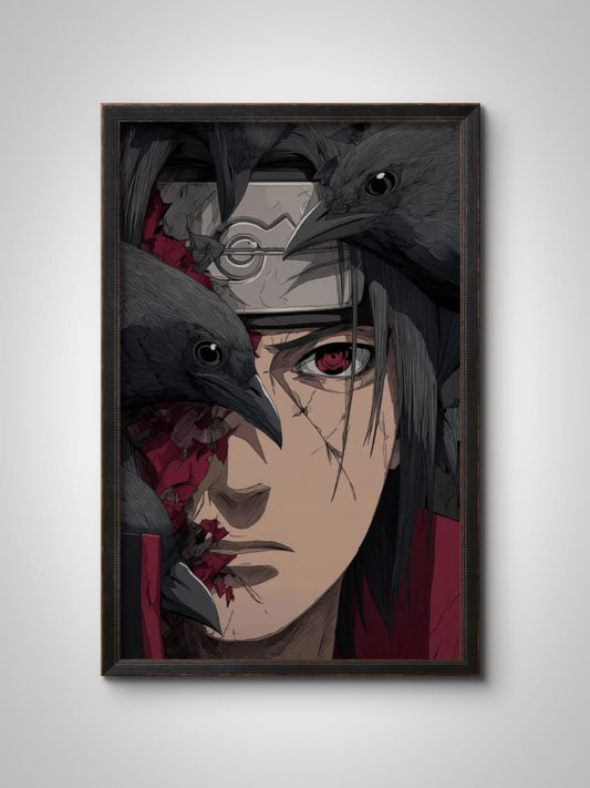 Itachi Uchiha Wall Frame – Premium Anime Wall Art