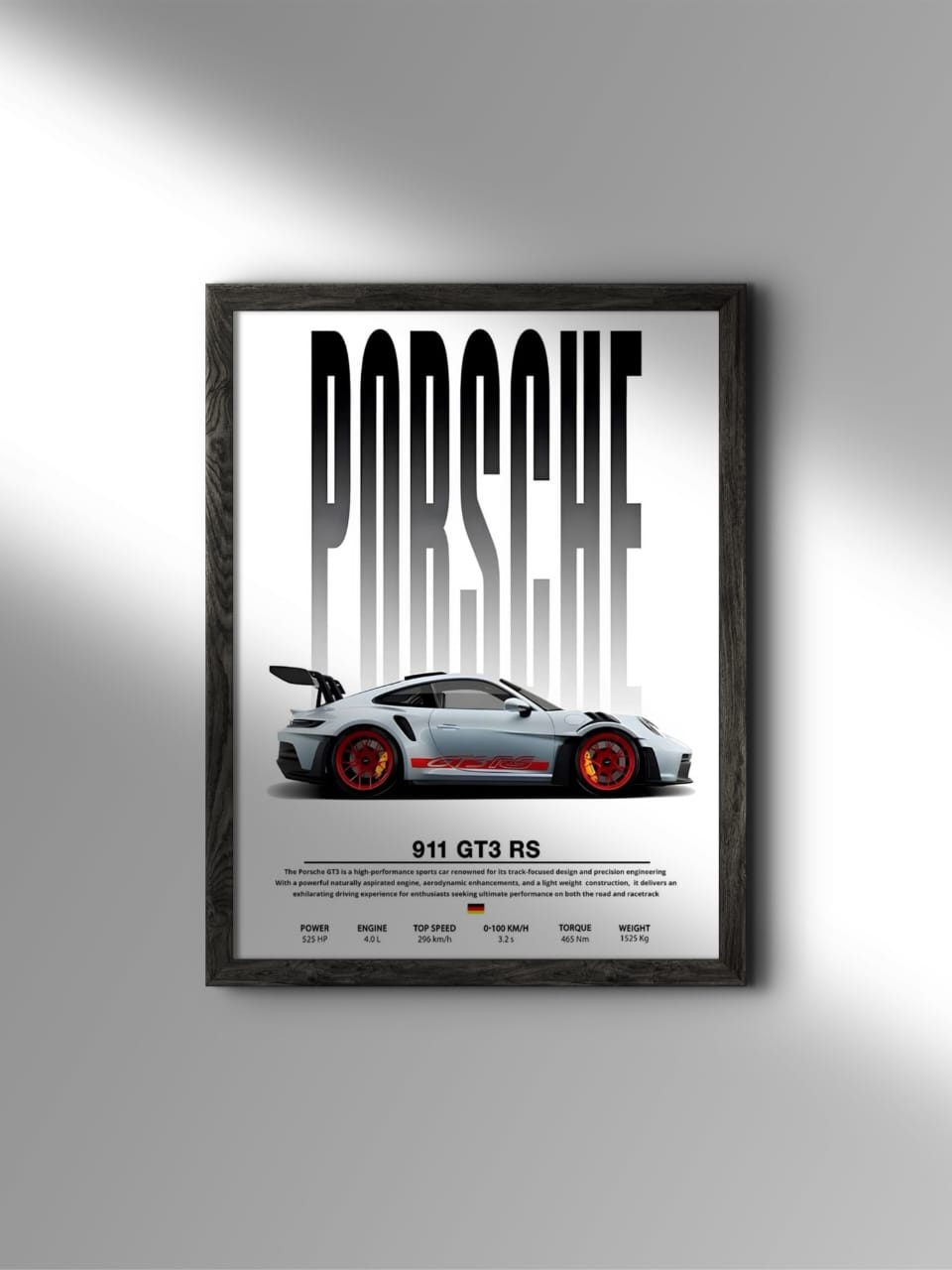 Premium Car Wall Frame | Automotive Wall Art for Car Enthusiasts