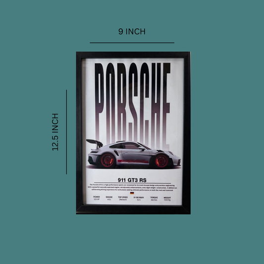 Premium Car Wall Frame | Automotive Wall Art for Car Enthusiasts