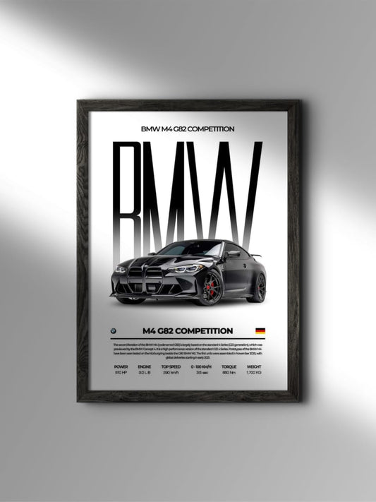 Premium Car Wall Frame | Automotive Wall Art for Car Enthusiasts