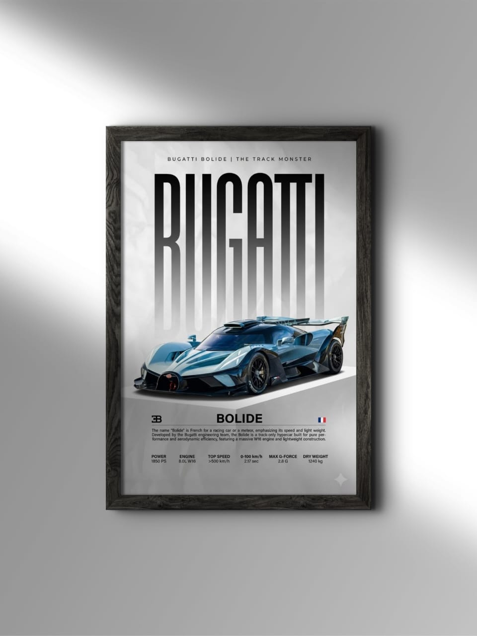 Premium Car Wall Frame | Automotive Wall Art for Car Enthusiasts