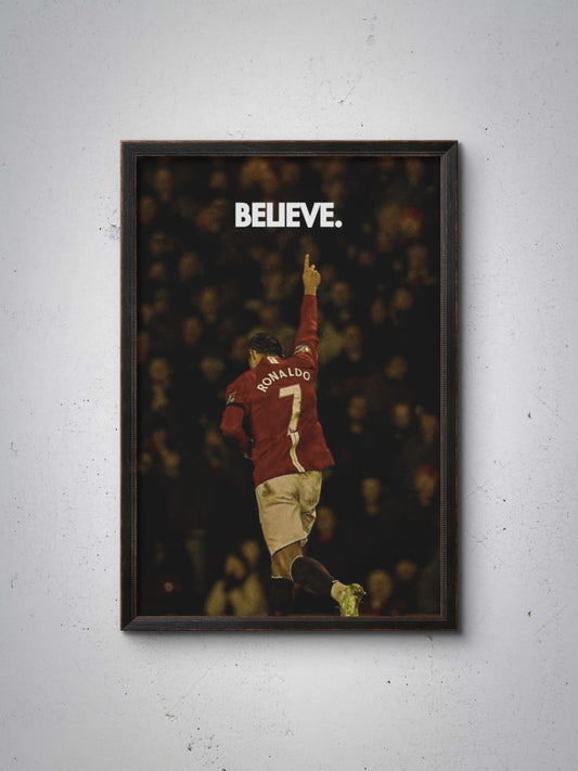 Believe Motivational Wall Frame